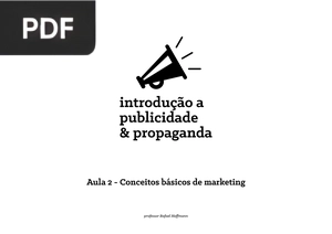 Introdução a publicidade & propaganda (Portugués) (Presentación)