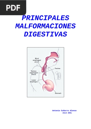 Principales Malformaciones digestivas