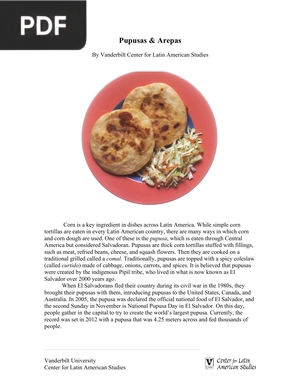 Pupusas & Arepas (Artículo) (Inglés)