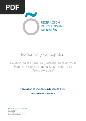 Evidencia y Osteopatía.