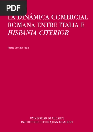 La dinámica comercial romana entre Italia e Hispania citerior