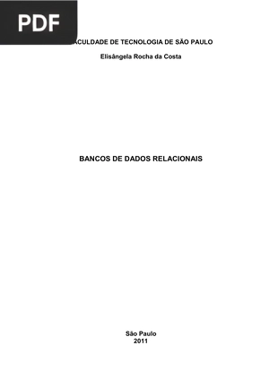 Banco de dados relacionais (Portugués)