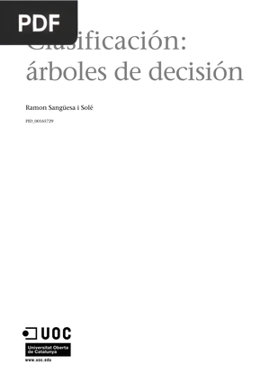 Clasificación: árboles de decisión