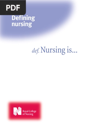 Defining Nursing