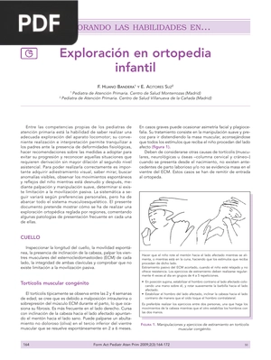 Exploración en ortopedia infantil (Articulo)