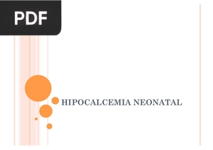 Hipocalcemia Neonatal (Presentación)