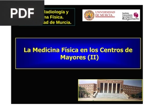 La Medicina Física en los Centros de Mayores (II) Hidroterapia (Presentación)