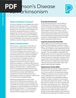 Parkinson’s Disease vs. Parkinsonism (Inglés) (Artículo)