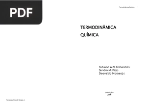 Termodinâmica química (Portugués)