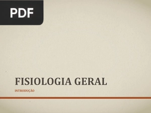 Fisiologia geral (Portugués) (Presentación)