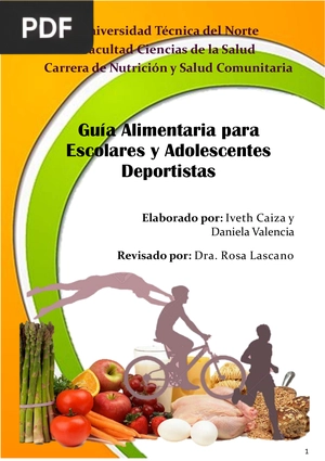 Guía Alimentaria para Escolares y Adolescentes Deportistas