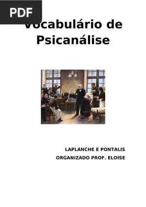 Vocabulário de Psicanálise (Portugués)