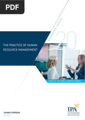 The practice of Human Resource Management (inglés)