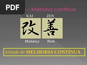 Kaizen – Melhoria continua (Portugués) (Presentación)