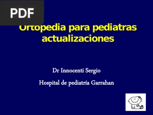 Problemas ortopédicos comunes en niños (Articulo)