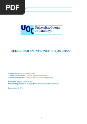 Seguridad en internet de las cosas