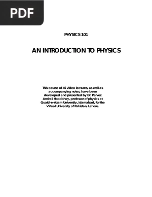 An introduction to physics