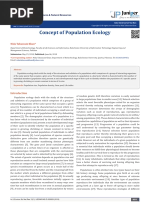 Concept of Population Ecology (Inglés) (Artículo)