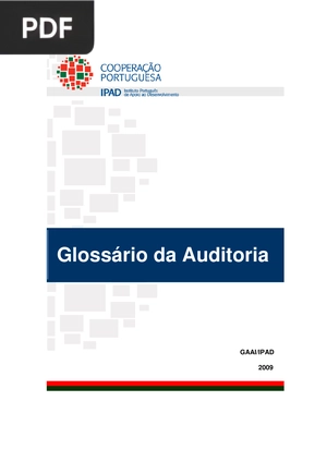 Glossário da Auditoria