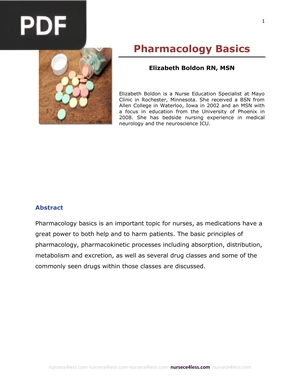 Pharmacology Basics