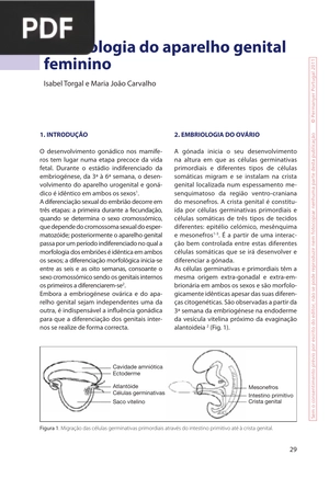 Embriología Humana (Artículo) (Portugués)