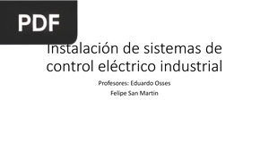 Instalación de sistemas de control eléctrico industrial(Presentación)