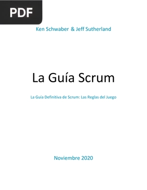 La Guía Scrum