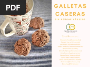 Galletas caseras sin azucar añadido