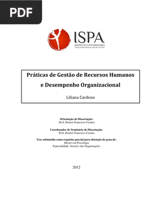 Práticas de Gestão de Recursos Humanos (portugués)