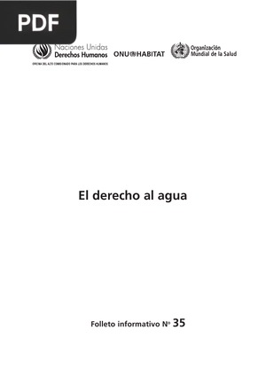 El Derecho al Agua