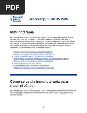 Inmunoterapia