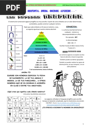 Los numero egipcios (Articulo)