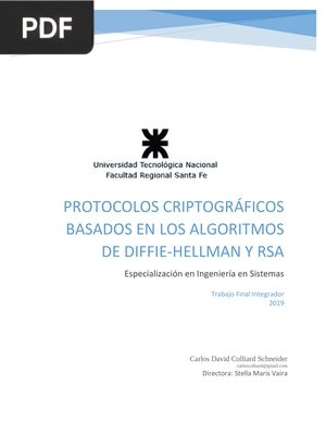 Protocolos criptográficos basados en los algoritmos de DIFFIE-HELLMAN y RSA