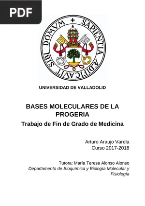 Bases moleculares de la progeria