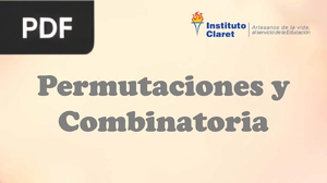 Permutaciones y combinatoria (Presentación)