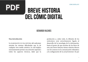 Breve historia del cómic digital (Presentación)