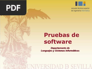 Pruebas de software (Presentación)