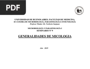 Generalidades de la Micología (Presentación)