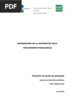 Integración de la osteopatía en el tratamiento podológico