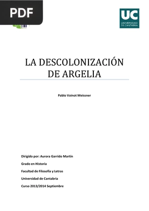 La descolonización de Argelia