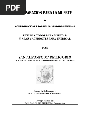 Preparación para la muerte o consideraciones sobre las verdades eternas