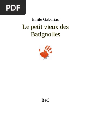 Le petit vieux des Batignolles