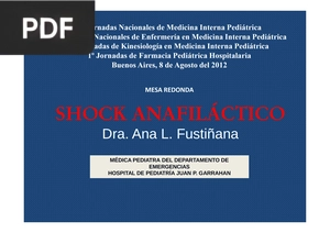 Shock Anafiláctico (Presentación)