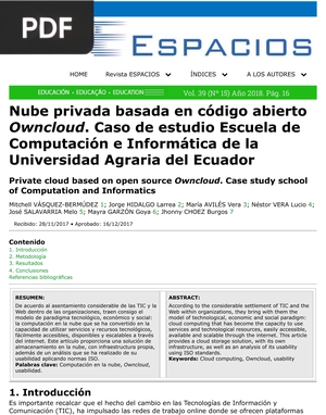 Nube privada basada en código abierto Owncloud