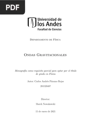 Ondas gravitacionales