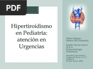 Hipertiroidismo en Pediatría: atención en Urgencias (Presentacion)