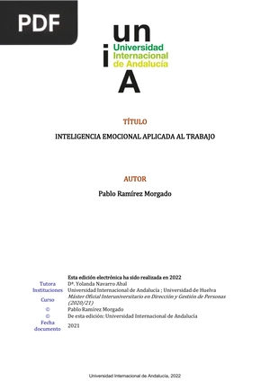 Inteligencia emocional aplicada al trabajo