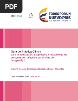 Guía de Práctica Clínica para la tamización, diagnóstico y tratamiento de personas con infección por el virus de la hepatitis C