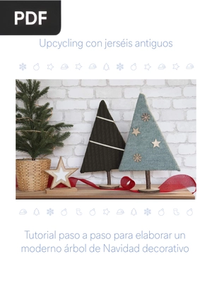 Tutorial paso a paso para elaborar un moderno árbol de Navidad decorativo