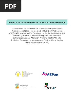 Alergia a las proteínas de leche de vaca no mediada por IgE